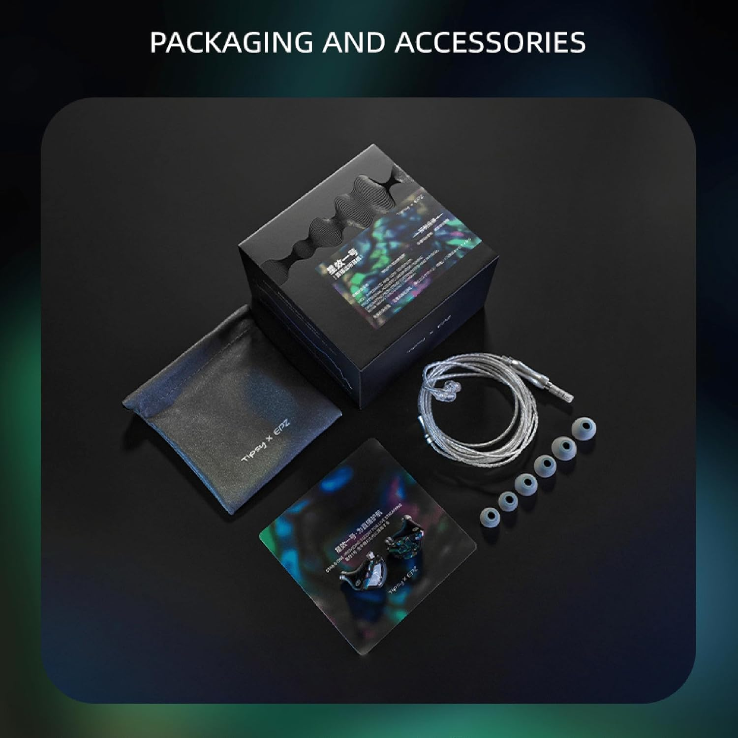 Hifi Kingdom Epz Tipsy Star One 10MM LCP+PU Dynamic Driver High-End In-Ear Monitor, 3D Printing Medical Resin, 64&Omega; Impedance, 0.78-Double Needle PIN, Oxygen-Free Copper Silver Plated Cable, Handmade