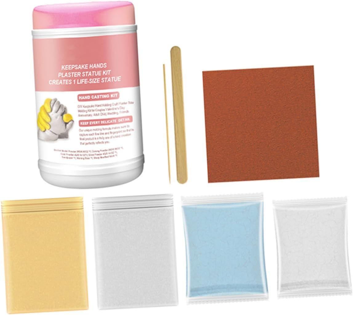 LALAFINA Hand Casting Kit for Newborn Craft Kit Hand and Foot Models Gifts for Family image number 2