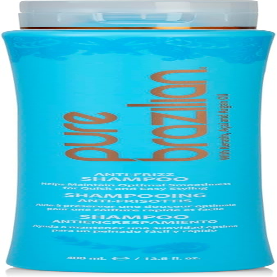 Pure Brazilian Anti-Frizz Daily Shampoo, 400 Ml