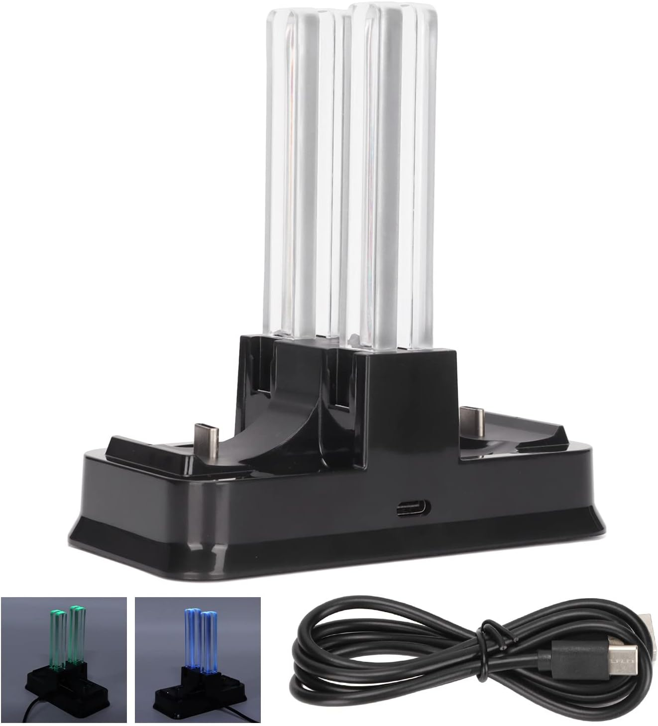 Switch Controller Charger, Controller Charging Dock Station with Indicator Light and Charger Cable, Controller Charging Stand Switch Game Controller Accessories image number 1