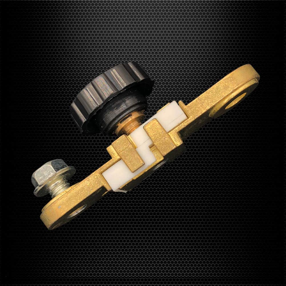 Side Post Battery Disconnect Switch, Ampper Battery Master Switch Isolator for Power Disconnect Cut off (With Long Bolt, 2 Pack)