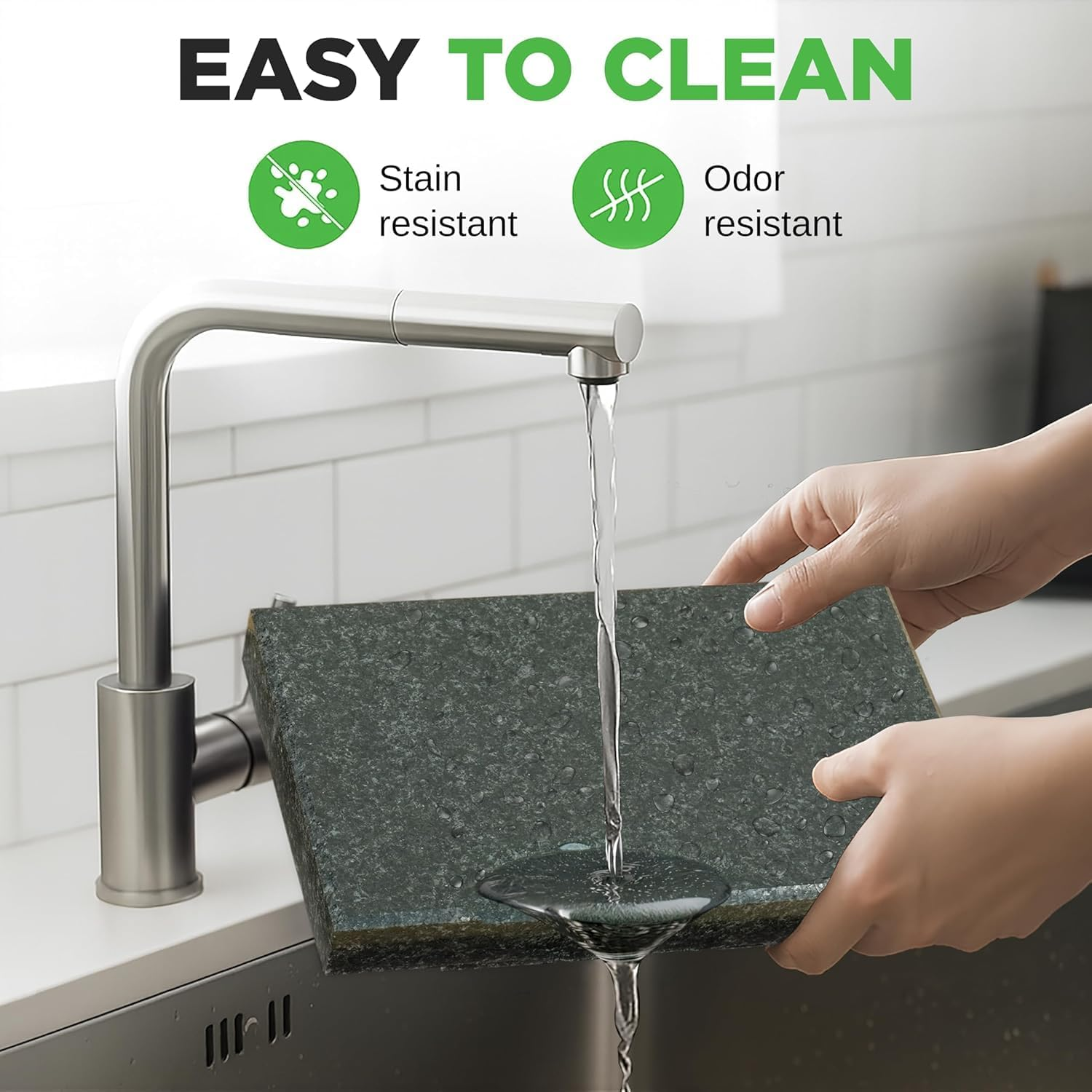 Nutrichef Sizzle Hot Stone Cooking Set with Bamboo Platter, Ceramic Sauce Bowls & Stainless Steel Tray &ndash; Tabletop Grill for Steak, Seafood & Dining Entertainment image number 3