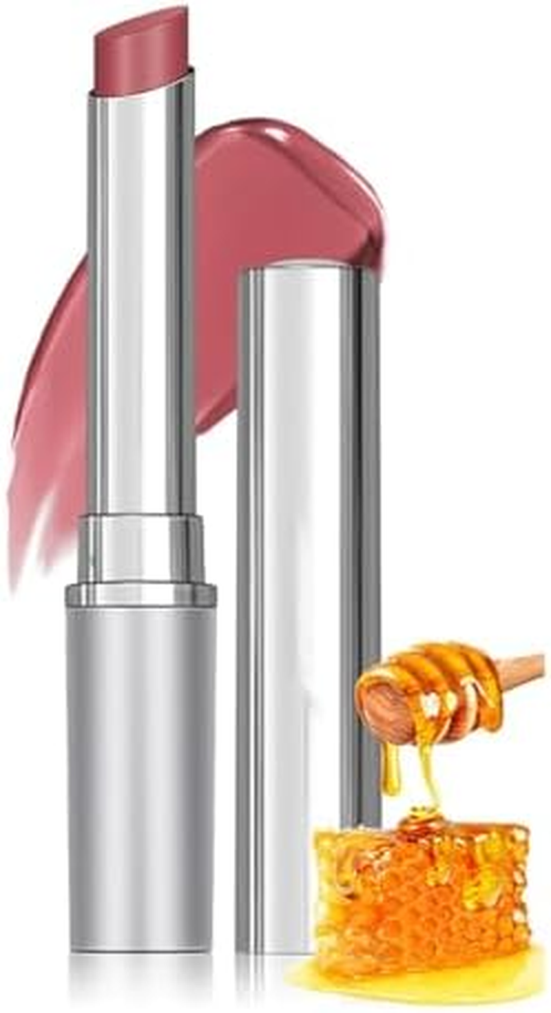 Honeynoir-Black Honey Lipstick,Honey Lip Gloss - Moisturizing Matte Lipstick, Universal Shade for All Skin Tones (Pink) image number 6