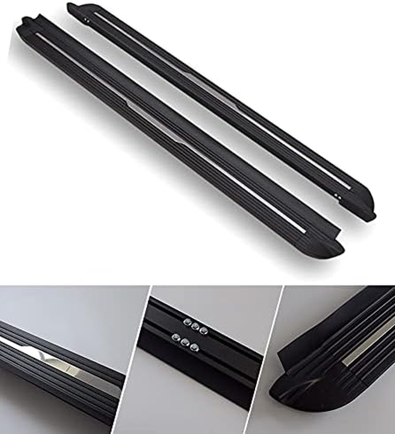 2Pcs Aluminum Running Boards Fixed Nerf Bars Side Steps with Brackets Compatible with Hyundai Santa Fe 2024-2025 (HJG) image number 3
