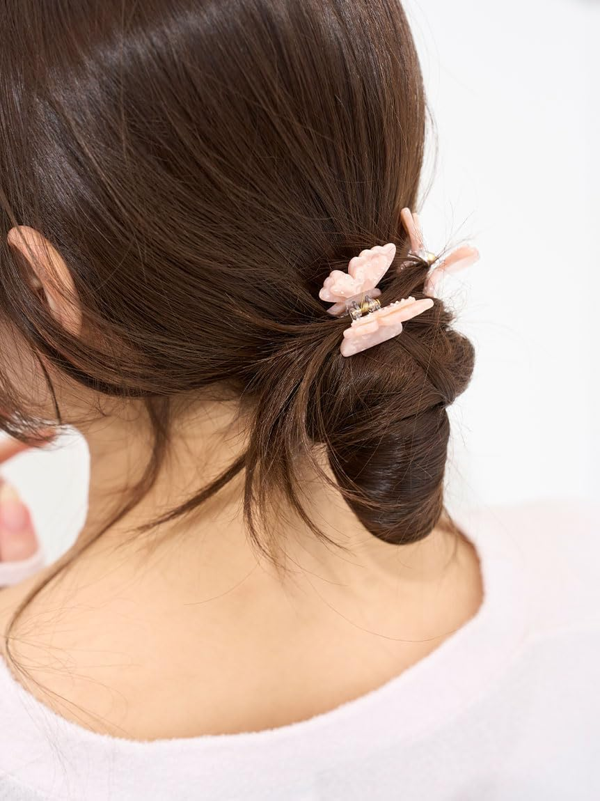 Snidel Home SHGG252213PNKF Butterfly Mini Tweezers Set, Pink, F image number 3