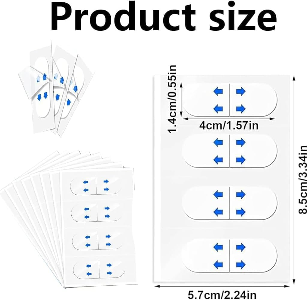 ZUJIACUN 120Pcs Invisible Facial Pull Band, Invisible Waterproof Mask, Instant Makeup Mask Tool, Hides Female Facial Line Smoothing and Tightening Band, Wrinkles and Loose Skin Reduce Tight Skin image number 1