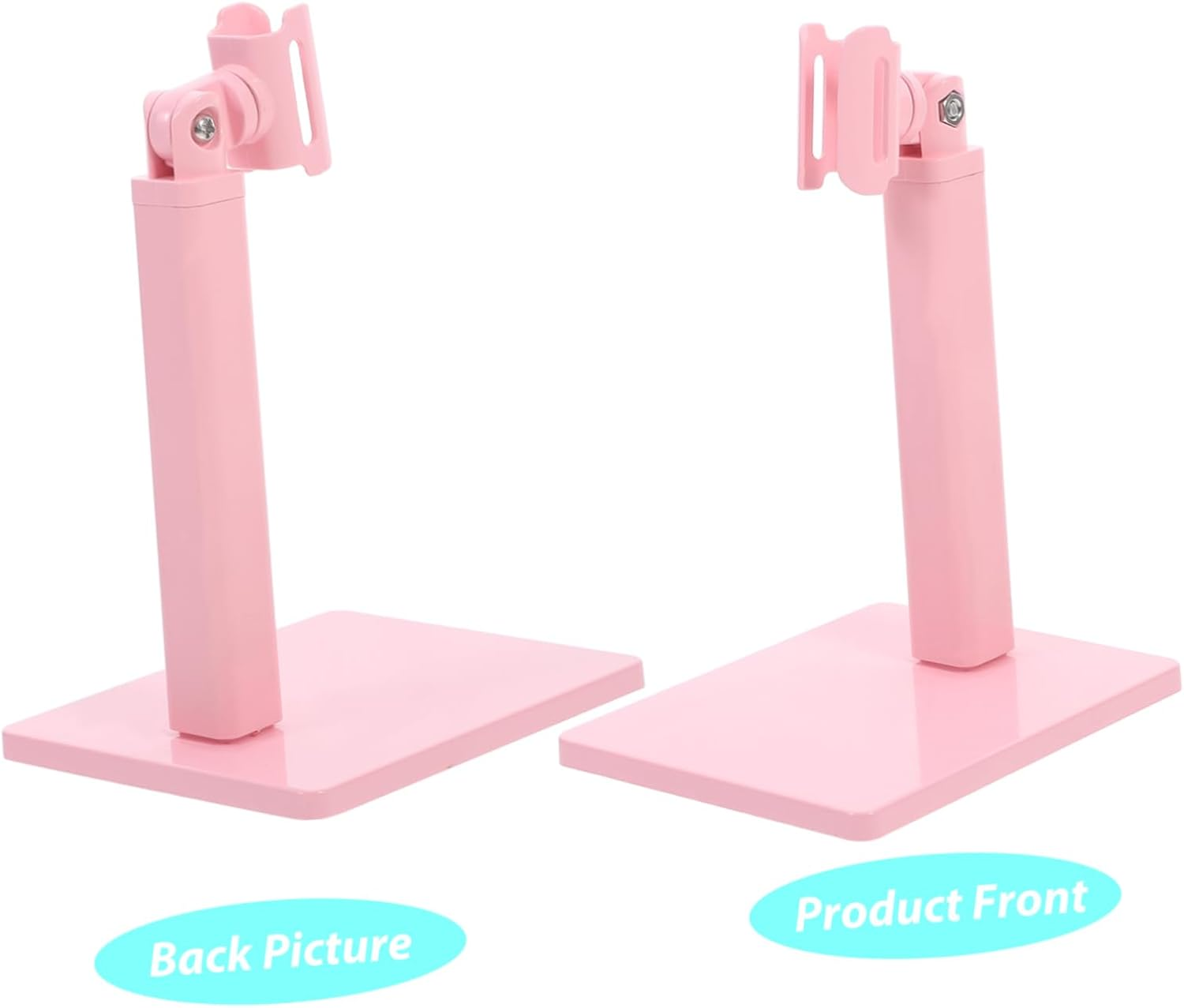 EXQUIMEUBLE 360-Degree Rotating Nail Art Lamp Stand Portable Usb Manicure Drying Rack for Nails Pink Color for Home and Salon Use image number 4