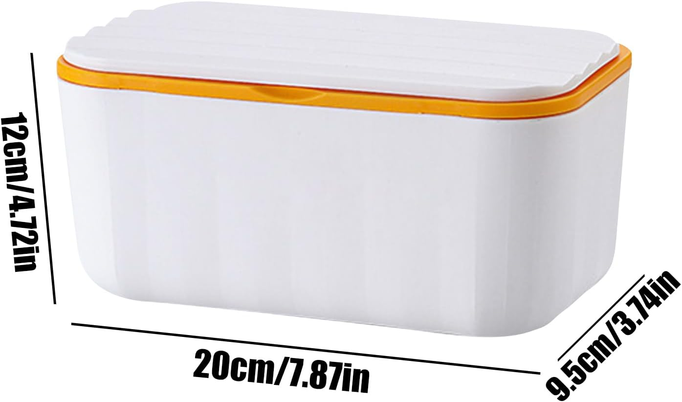 Baby Wipe Container - Tissue Refillable Case for Desk | Reusable Dustproof Wipes Tissue Dispenser for Toilet Makeup Bathroom Travel Car Kitchen Nursery Table Organization - Green image number 5
