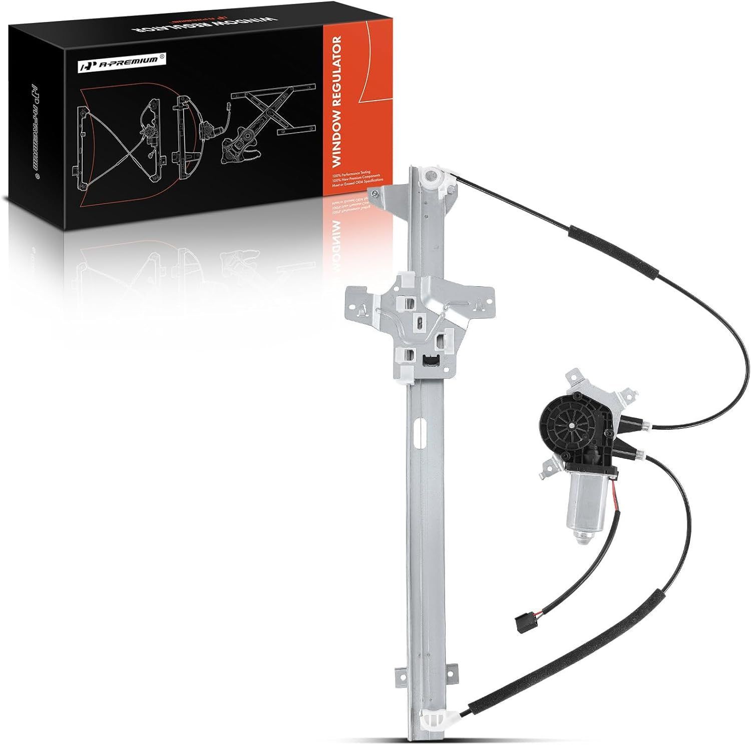 A-Premium Power Window Regulator with Motor Replacement for Ford E-150 2003-2014 E-250 Econoline 1992-2002 E-350 E-450 E-550 Super Duty Front Left image number 2