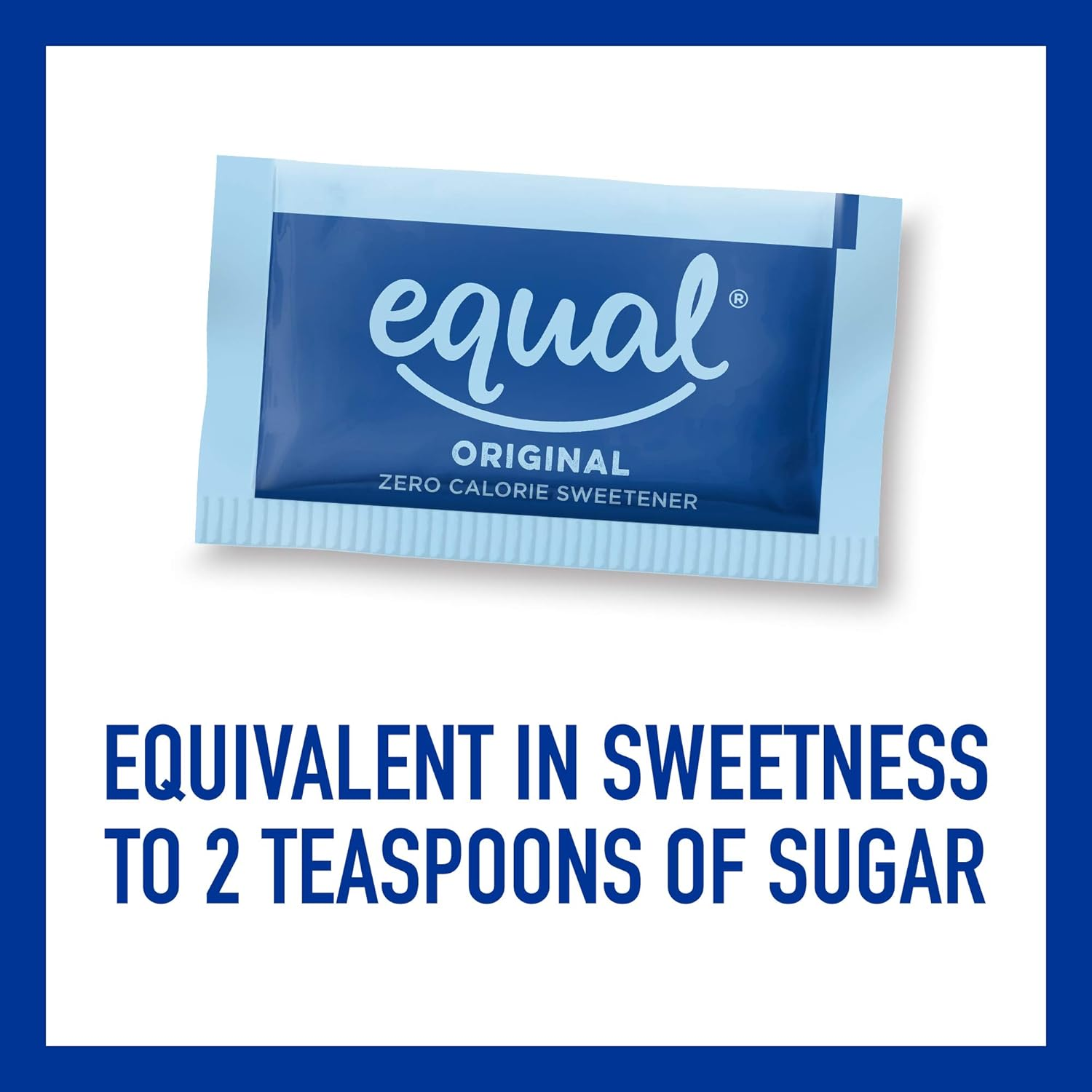 EQUAL 0 Calorie Sweetener, Aspartame Sugar Substitute, Zero Calorie Sugar Free Sweetener Packets, Sugar Alternative, 2,000 Count image number 4