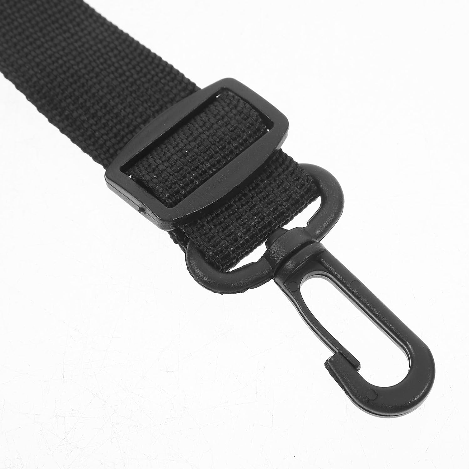 SOLUSTRE Adjustable Laptop Shoulder Strap Replacement with Wide Soft Nylon Pad for Messenger Bags Briefcases and Luggage Comfortable Crossbody Belt with Smooth Sliding Buckle Black image number 3