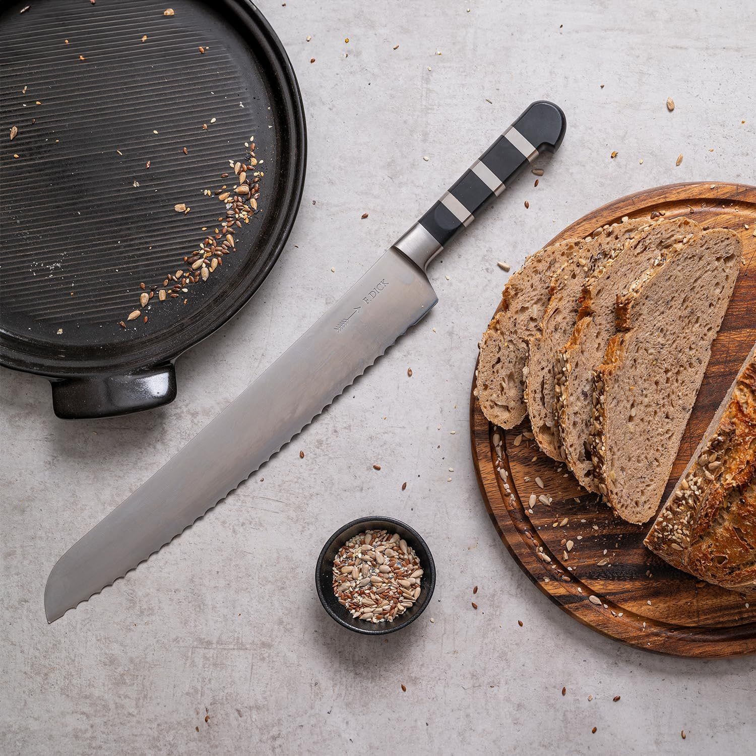 F.Dick 1905 Series Utility Knife Serrated Edge 32Cm C&C/P FD-81939-32-2 image number 5