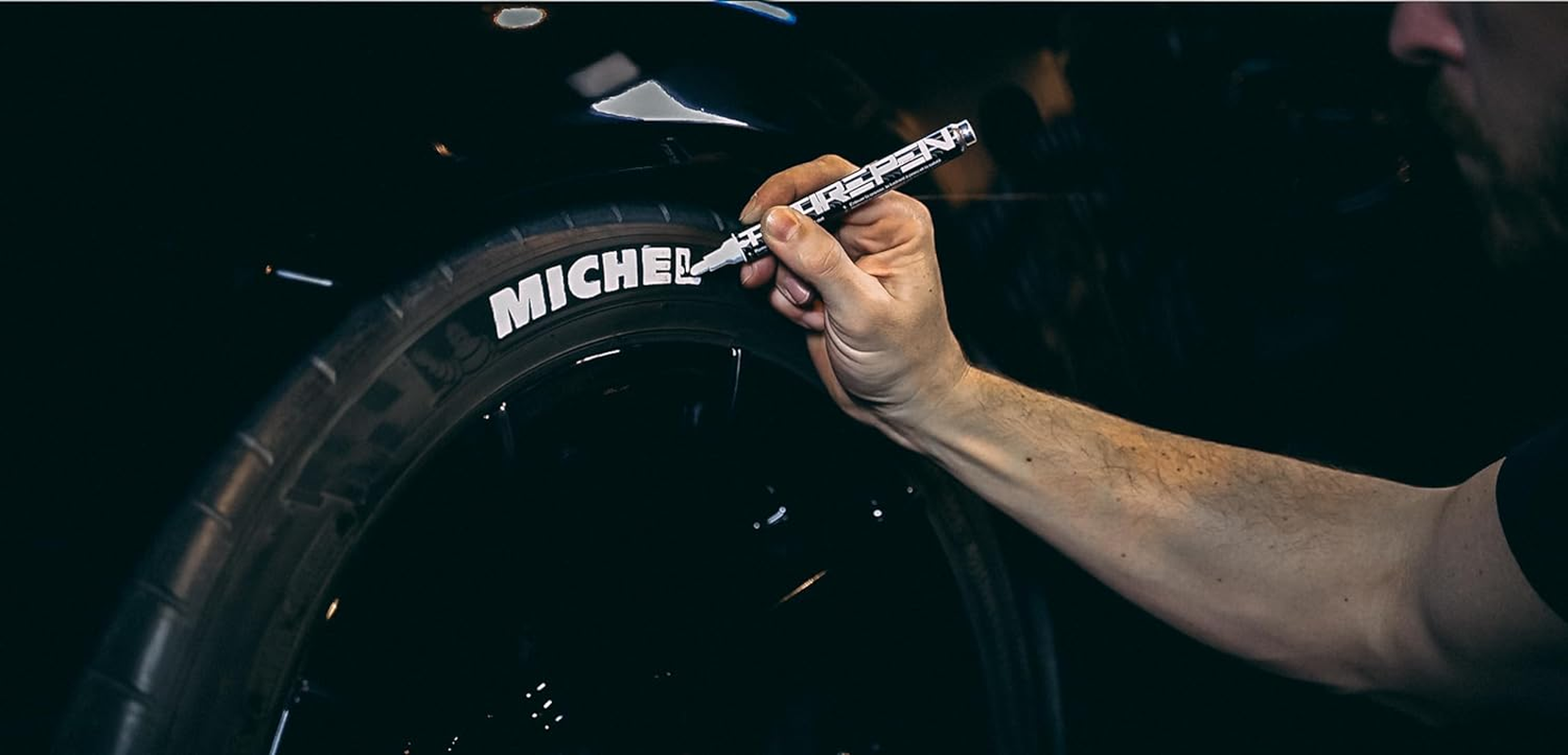 The Tire Pen Tire Lettering Paint Pen (Red) - Red image number 2