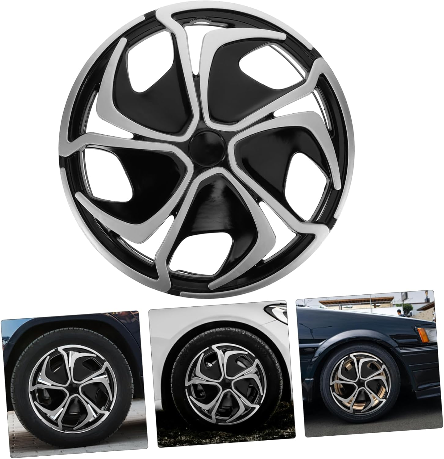 SOLUSTRE Wheel Cover Protector for Car Rims Automotive Stylish Designs for Wheel Options image number 1