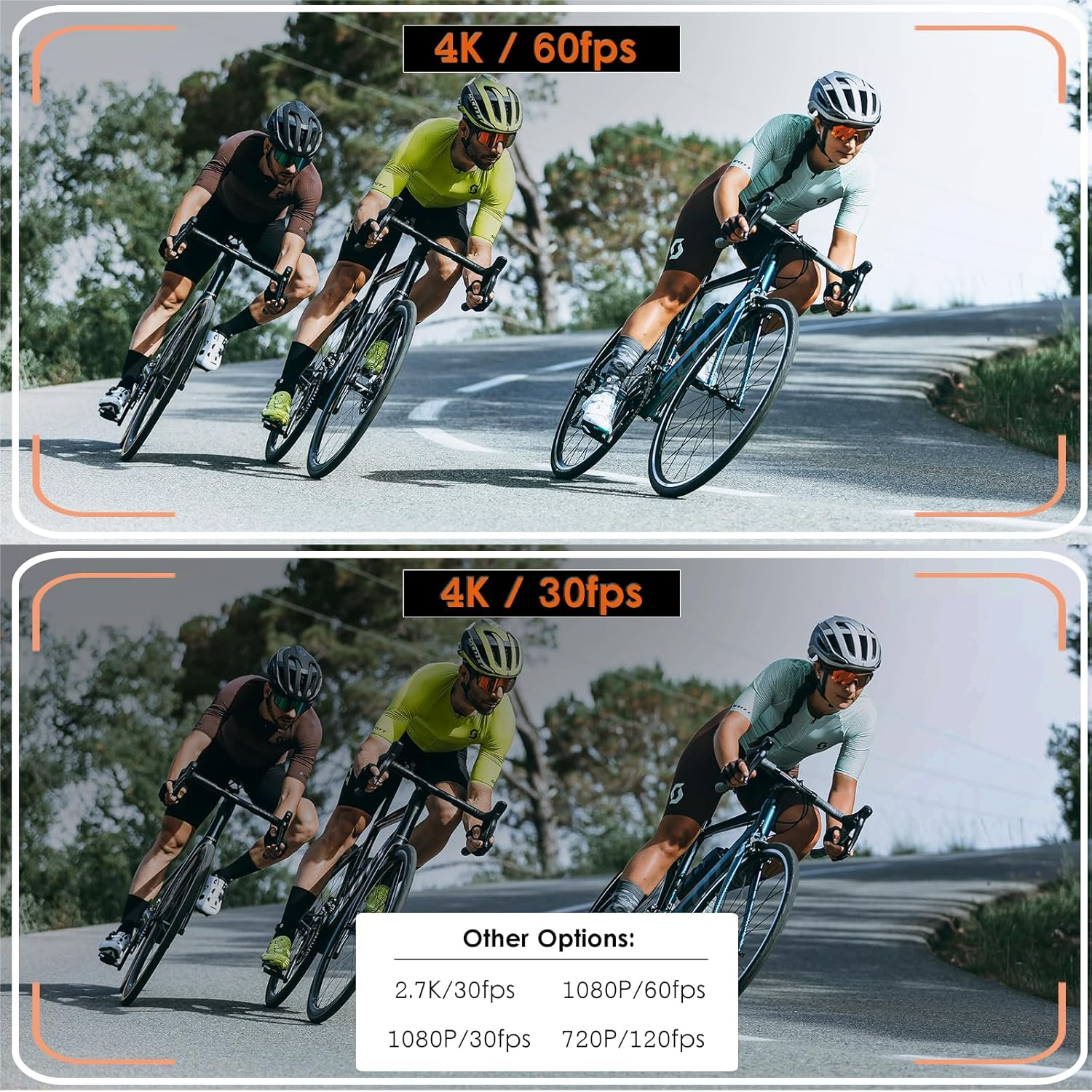 ZOMFOM 4K Body Camera with External Microphone, Mini Video & Audio Pocket Cam 270&deg; Rotation Camera for Outdoor Sport, Bike, Travel, Police Law Enforcement, Personal Civilians, 64GB Included image number 4