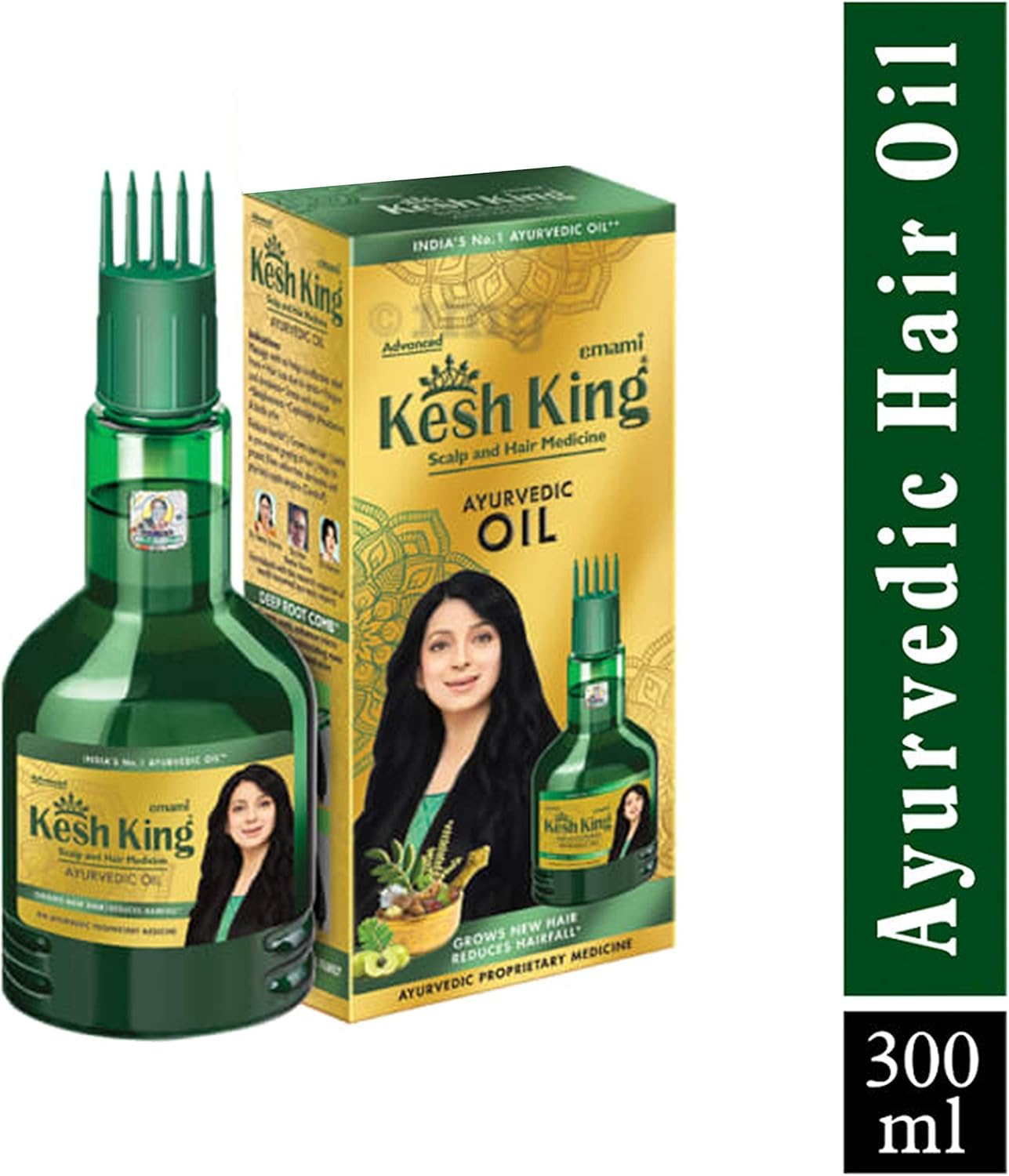Kesh King Ayurvedic Medicinal Oil, 300Ml image number 3