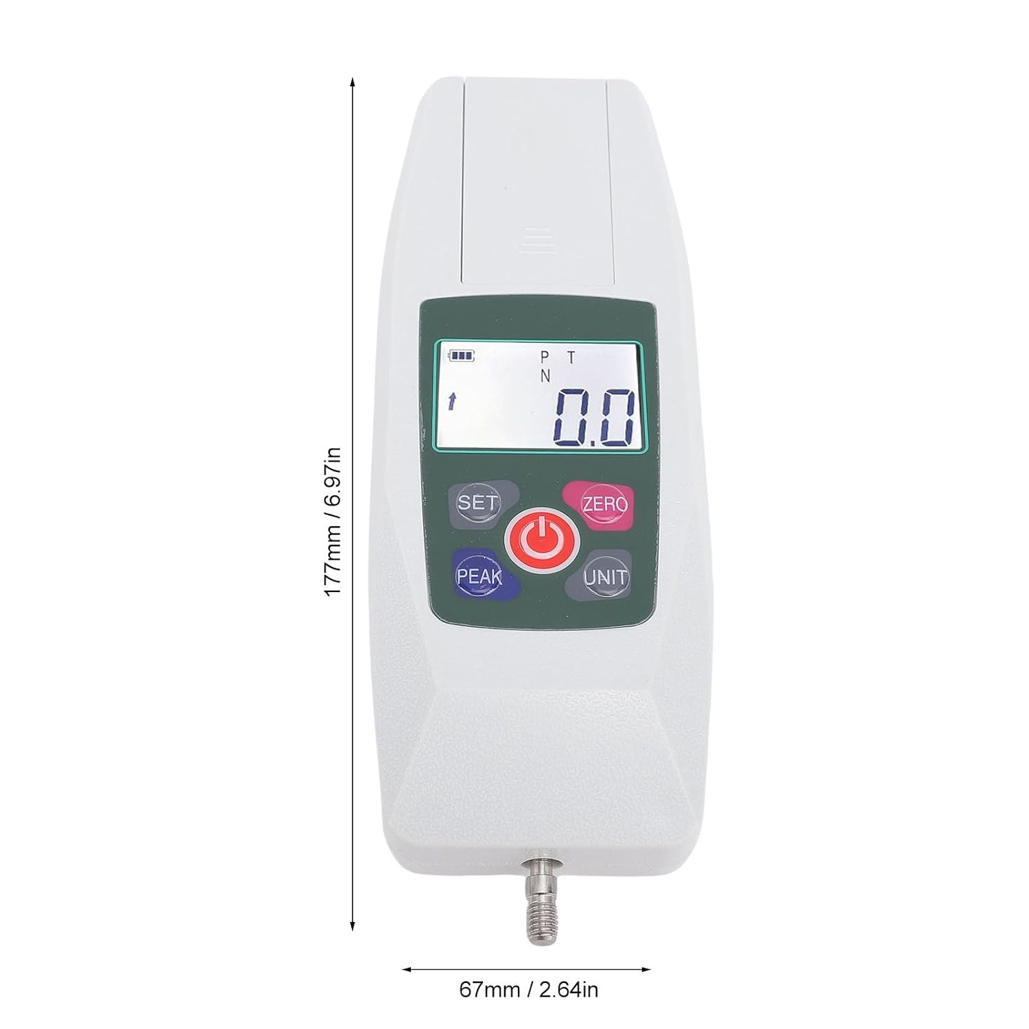 Sorandy Digital Force Gauges, Portable Push and Pull Meter Dynamometer with Auto Power Off, LCD Backlit and Storage Box/Cover, for Tension & Compression Testing, 500N/50Kg/110Lb/1800Oz image number 5