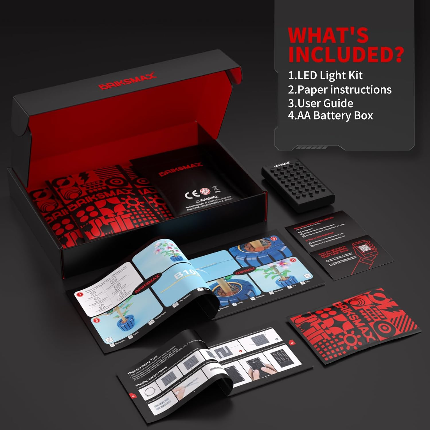 BRIKSMAX 2.0 Light Kit for -Hibiscus -Innovative Led Lighting Compatible with  the Botanical Collection 10372 - Not Included Model Set image number 6