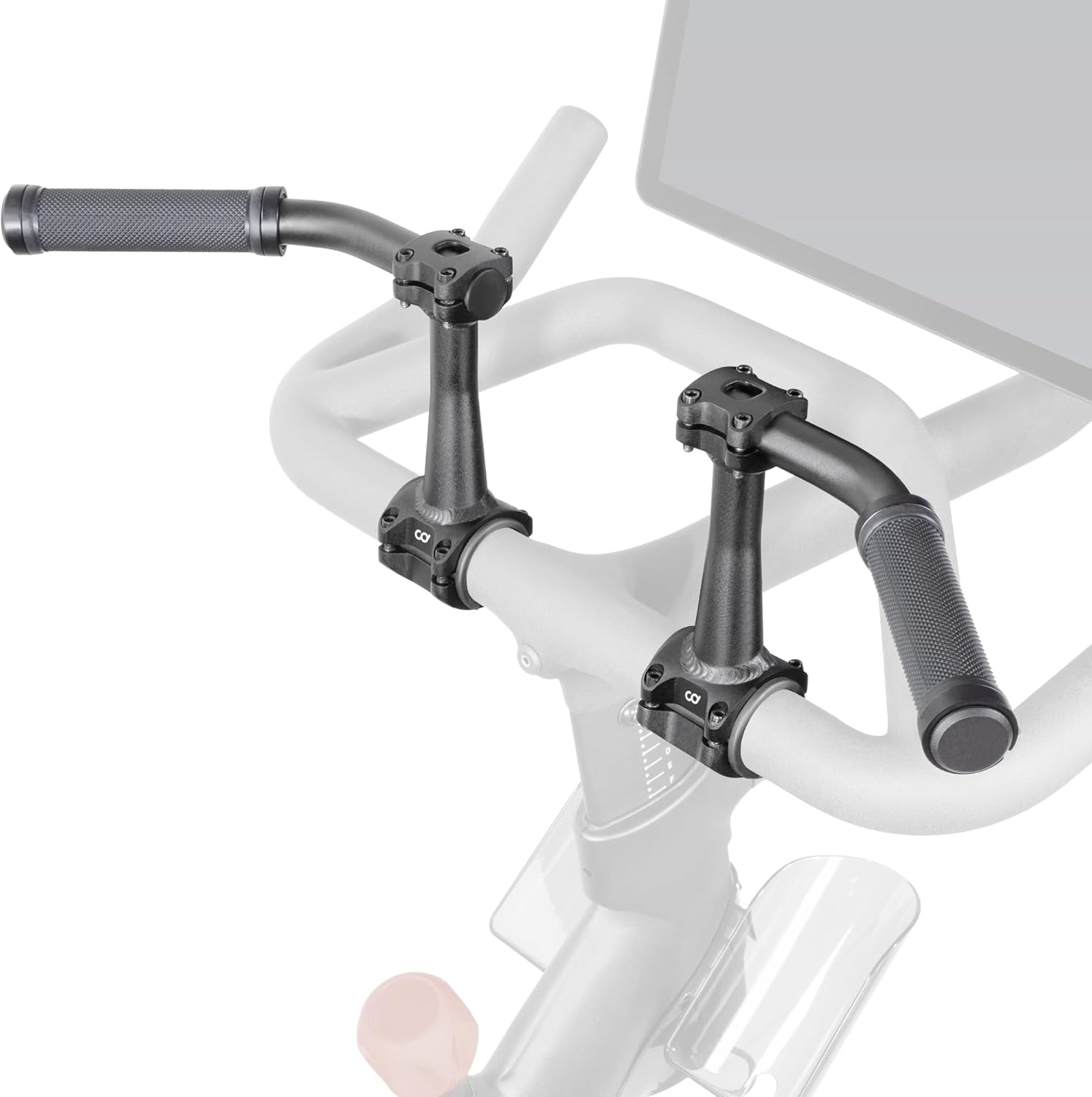 Cyclingdeal 1 Pair of Handlebar Extenders for Indoor Exercise Bike - Great Extension Accessory for Peloton - Compatible with Bicycle Handlebar Grips image number 5