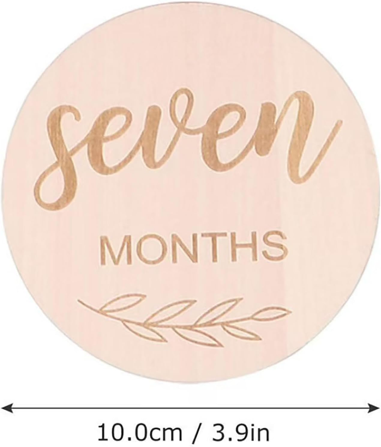 SYGELER Monthly Baby Milestone Maker Discs, Baby Milestone Signs for Newborn Baby, Baby Announcement Sign for 1-12 Month, Milestone Wooden Circles (Sage)