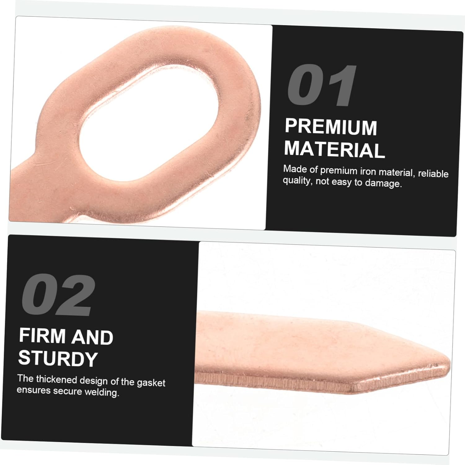 COSMEVIVI 100Pcs Dent Pulling Ring Kit for Spot Welding Essential Repair Tool for Automotive Body Metal Dent Repair Compact Easy to Use image number 2