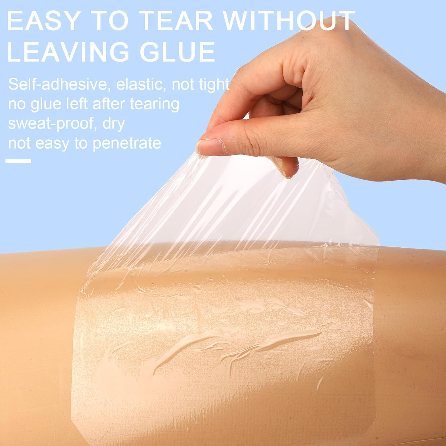 Gosknor 20Pcs Thigh Lift Tapes for Women, Octagonal Self-Adhesive Cellulite Tapes Invisible Waterproof Anti-Chafing Lift and Glow Patches for Loose Skin Tightening & Body Shaping image number 4