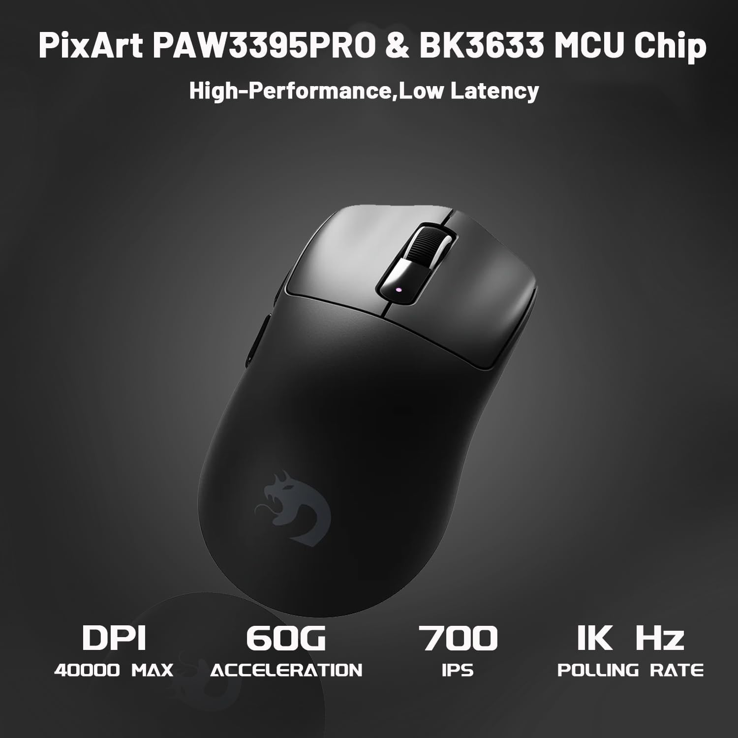 MAMBASNAKE M3 Gaming Mouse(Black) image number 5