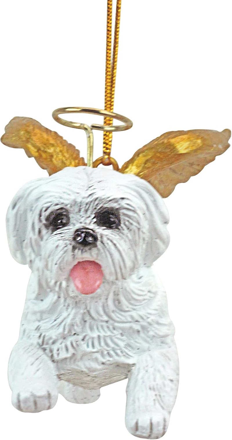 Angel Maltese Ornament image number 2