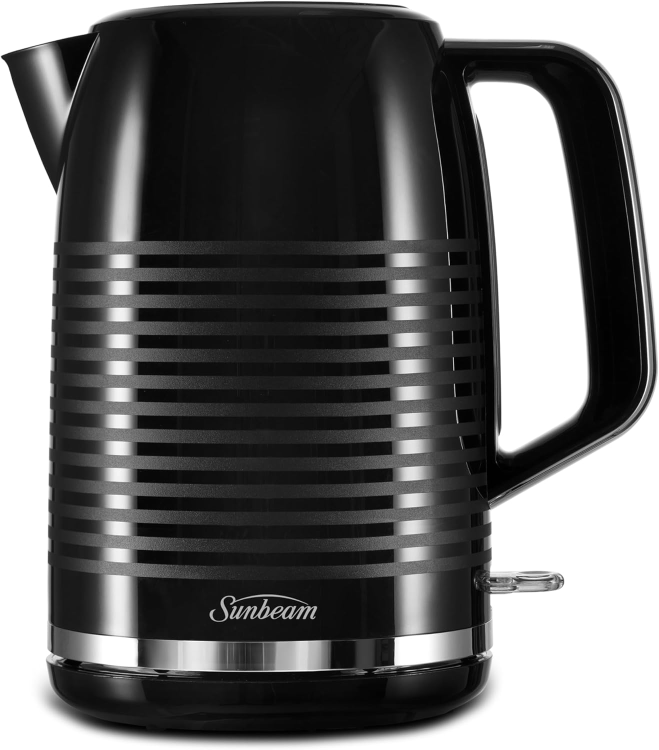 Sunbeam Rise and Shine Kettle and Toaster Set | 4 Slice Toaster and Kettle Set, 1.7L Kettle Capacity, 2400W Electric Kettle, 7 Browning Toaster Settings, High-Lift Toaster Lever, Black PUP3100BK image number 3