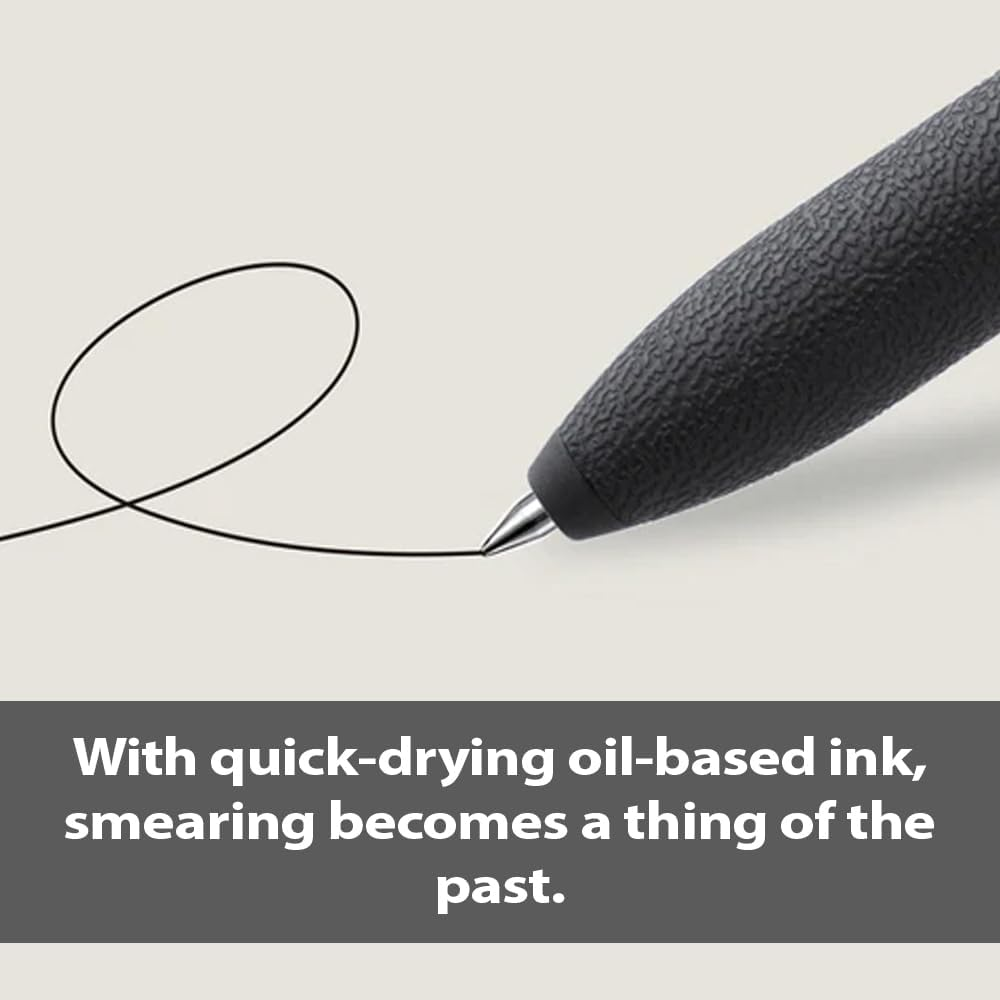 Pentel Calme Retractable Ballpoint Pen 0.7Mm Medium Nib Beige Barrel Black Ink, Box of 10 Pens (BXA107H-A) image number 3