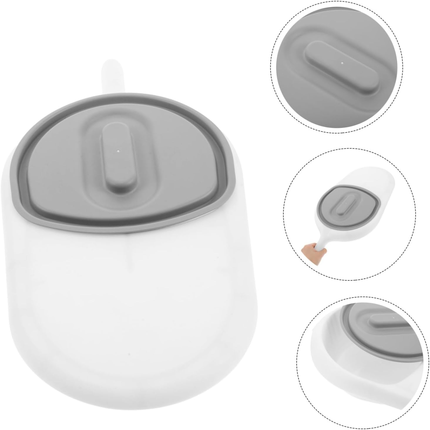 Generic Elder Care Toilet Bowl Potty Portable Toilet Convenient Urinal Pot with Handle Bed Pans Elderly Men Bedpans for Elderly Bed Pan Women Portable Plastic image number 5