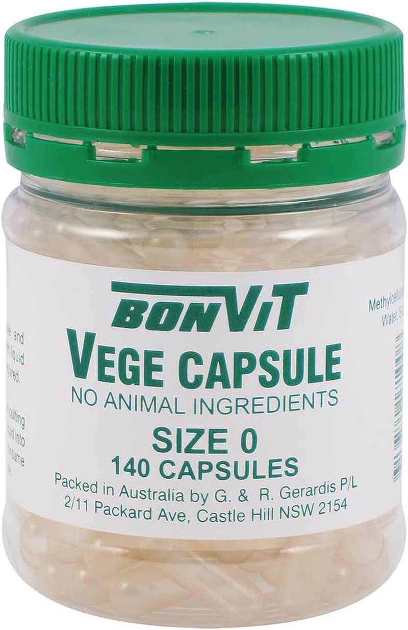 Bonvit Empty Size 0 140 Vege Capsules