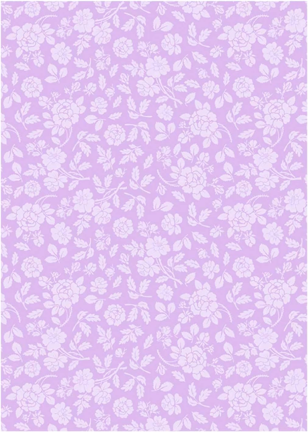 Ursus 60404699 - Flock Cardboard, Roses, Pastel, DIN A4, 220 G/M&sup2;, 5 Sheets in , Dyed, One-Sided with White Flock, Ideal for Creative Crafts image number 2