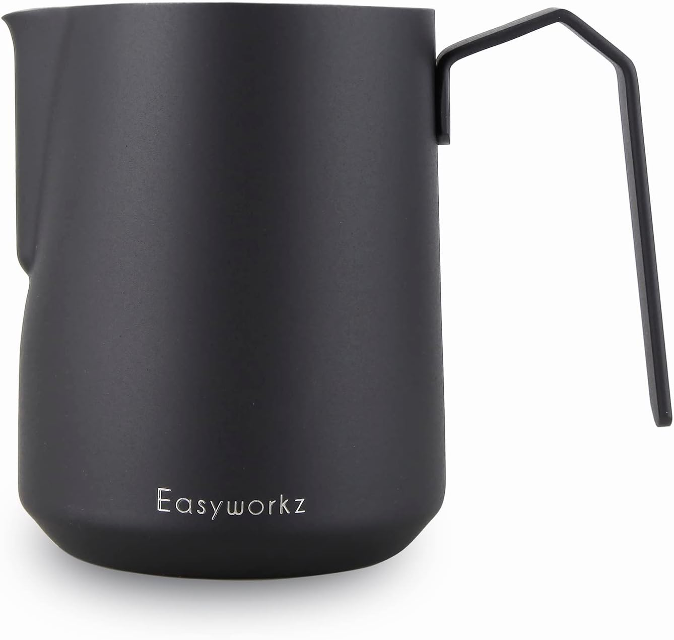 Easyworkz Espresso Steaming Pitcher Stainless Steel 600 Ml Coffee Frothing Picther Milk Jug Cappuccino Latte Art Cup, Brushed Silver