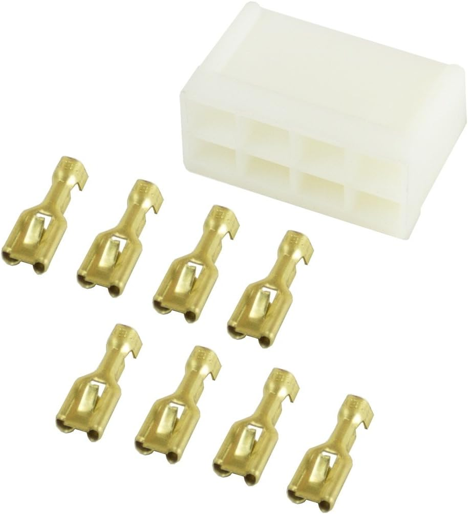 Auto Meter 3299 8-Terminal Wiring Connector for Electric In-Dash Tachometer/Speedometer