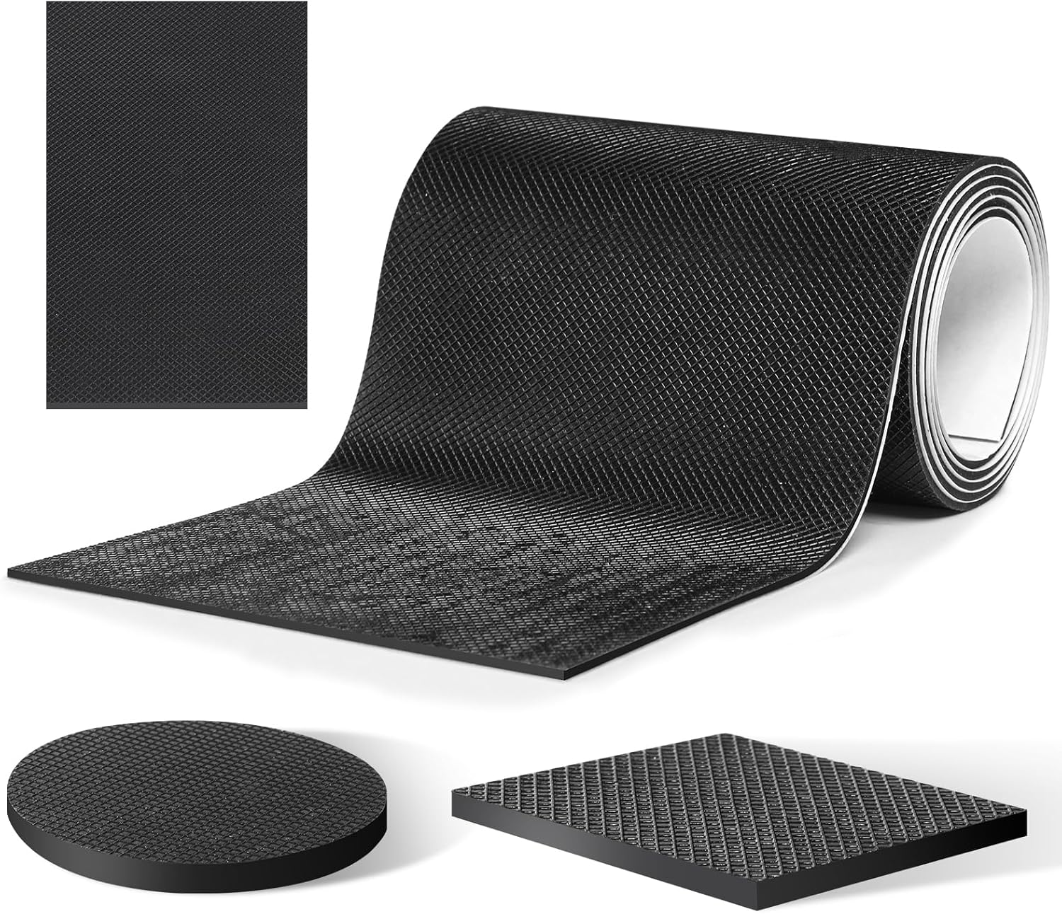 Non Slip Self Adhesive Silicone Cuttable Furniture Pads 4X40 Inch Rectangular image number 2