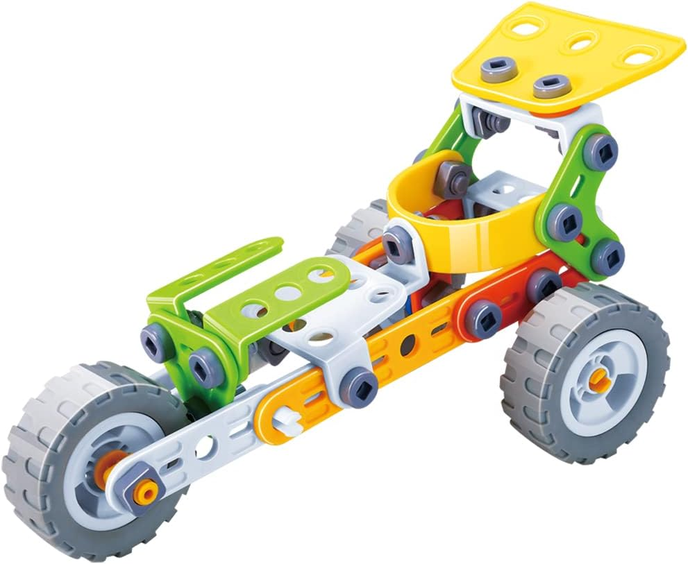 Construct IT Flexibles Dragster Building Set with Tools Included - 74 Pieces Toy Drag Race Car Construction Set - STEM Toys for 5+ Year Olds - Build Your Own Toy Drag Race Car image number 3