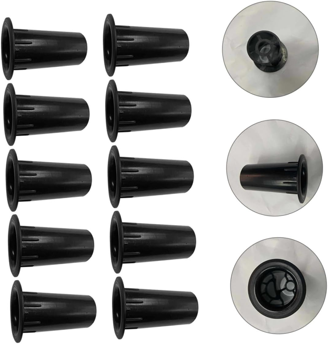HEATSHAKING 20Pcs Speaker Port Tubes Bass Reflex Air Outlet Plastic Woofer Box Tube Replacement for Home Audio Subwoofer Systems in Car and Home Use (41X80Mm