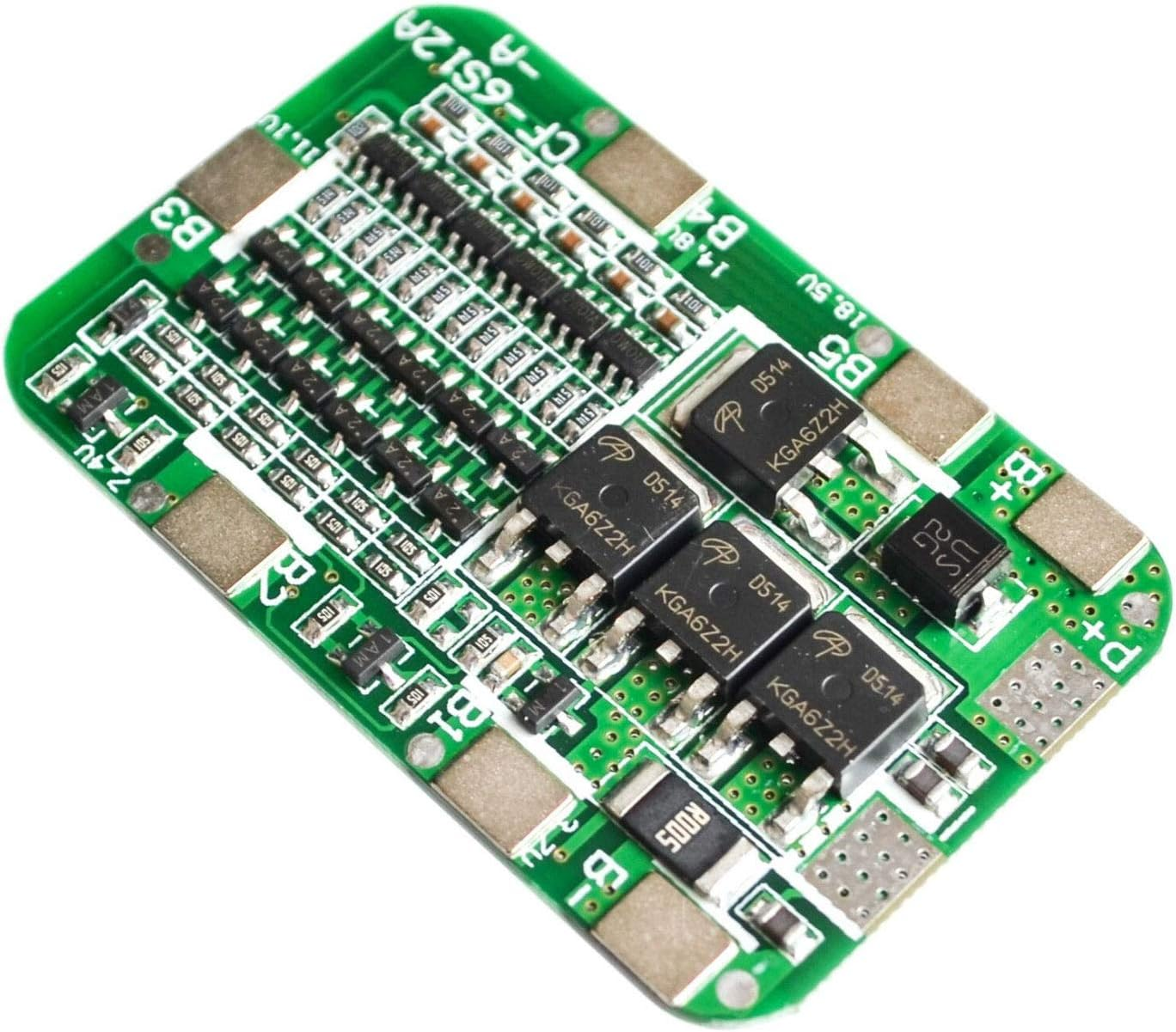 TECNOIOT 5Pcs 6S 15A 24V PCB BMS Protection Board for 6 Pack 18650 Li-Ion Lithium Battery image number 2