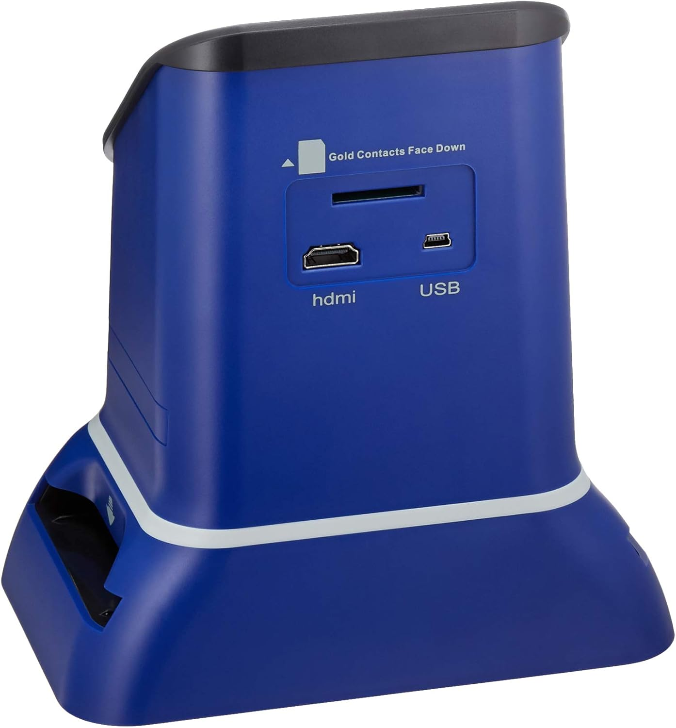 Wolverine F2D Saturn Digital Film & Slide Scanner - Converts 120 Medium Format, 127 Film, Library Film(Microfiche), 35Mm Negatives & Slides to Digital JPEG - Large 4.3" LCD W/Hdmi Output (Blue) image number 3