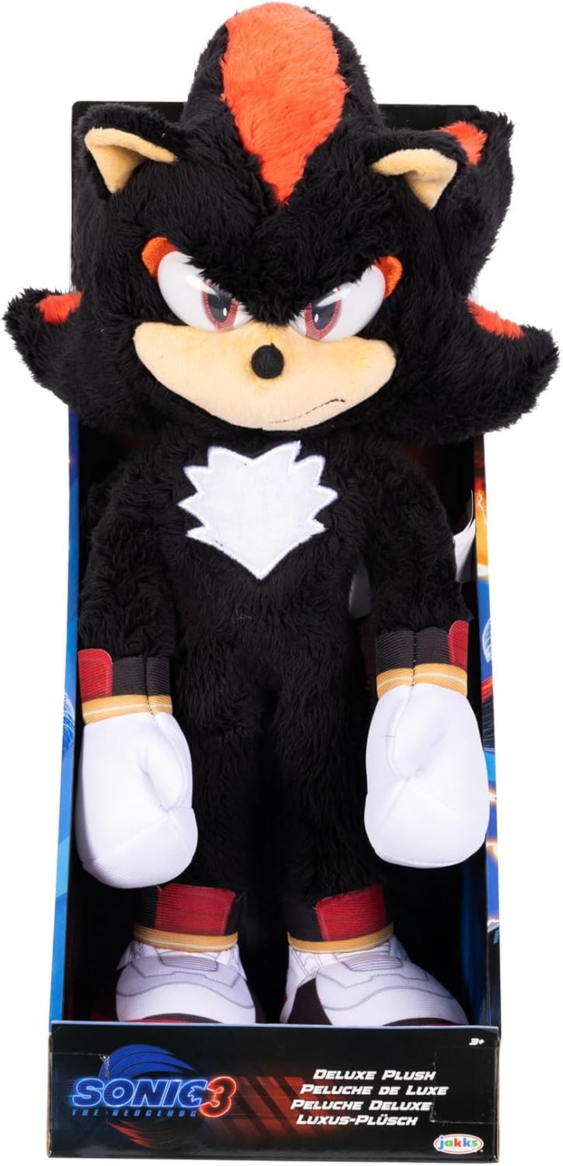 Sonic 3 Movie- 13" Deluxe Plush - Shadow
