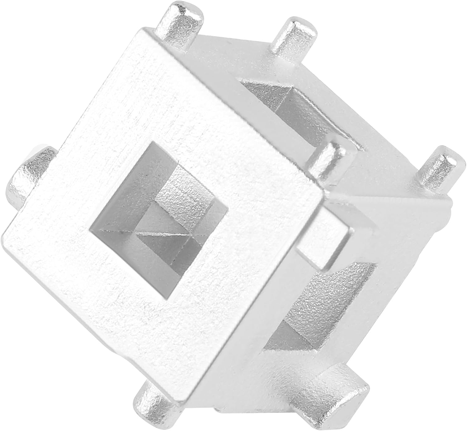 Car Cube Brake Caliper Compression Tool,Durable Steel Brake Caliper Tool Fits 3/8" Square Driver,Universal Car Accessories Car Rear Disc Brake Piston Tool Rotates Piston Back into Caliper image number 3