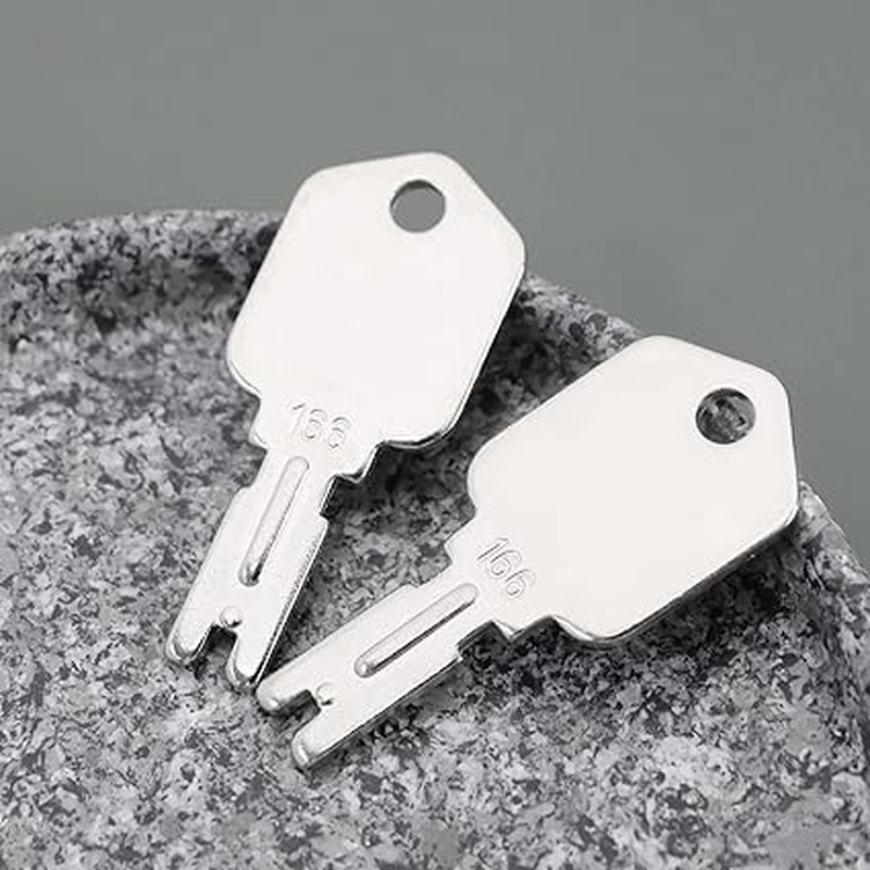 10PCS Forklift Keys 166 Ignition Keys Compatible with Clark Compatible with Hyster Compatible with Yale Heavy Equipment Keys image number 3