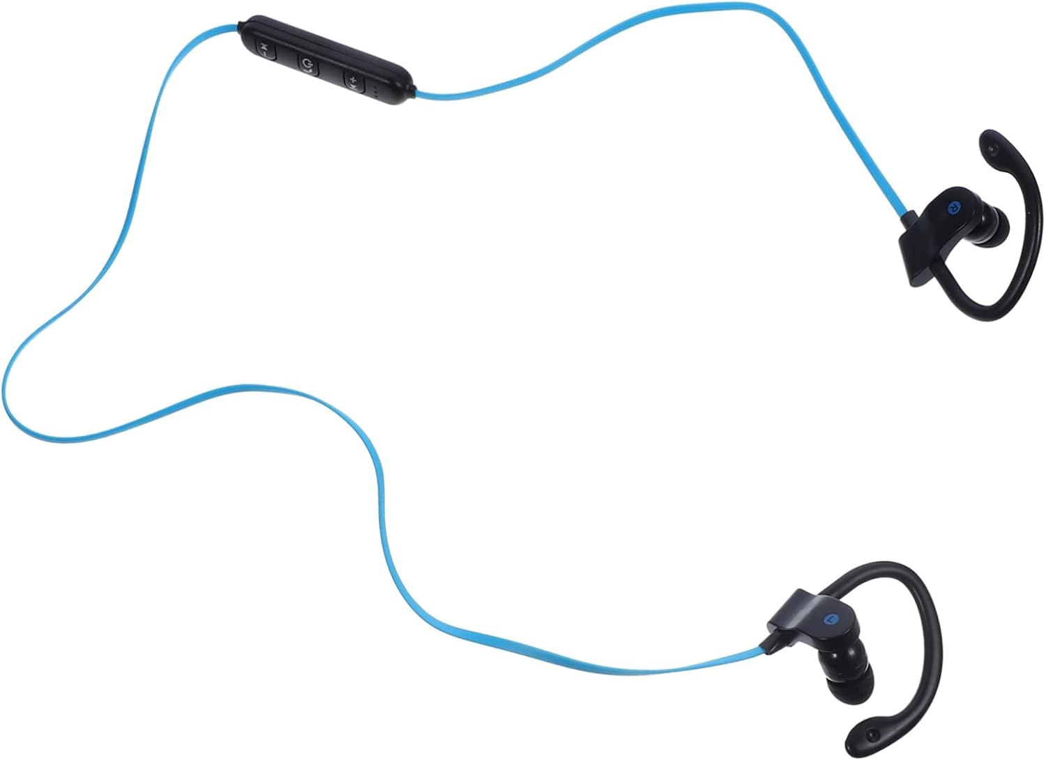 SEWACC Wired Ear Hook Earphones with Microphone, Stereo Headset for Sports and Running, Universal Compatibility, Secure Fit, Black and Navy image number 3