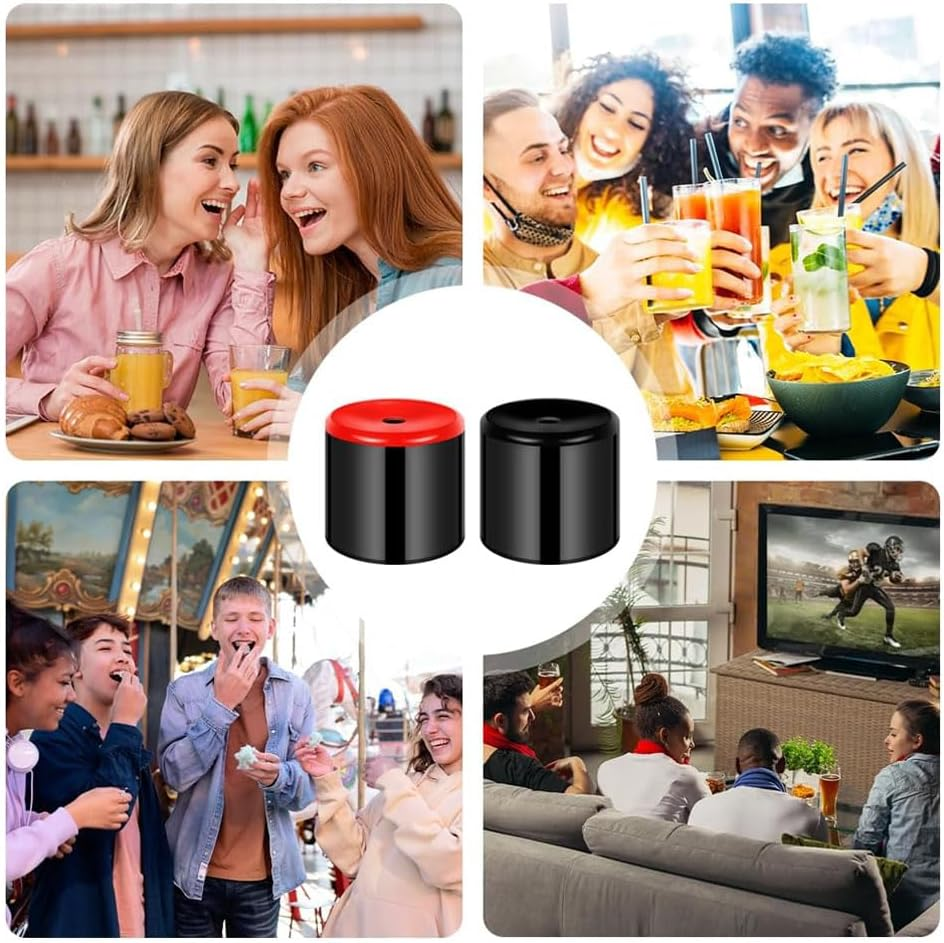 2 PCS Fart Prank Canisters, Squeeze Fart Machine,April Fool'S Day Prank,Fun Tool for Funny Gag Party, Birthday Joke Present(Red+Black) image number 2