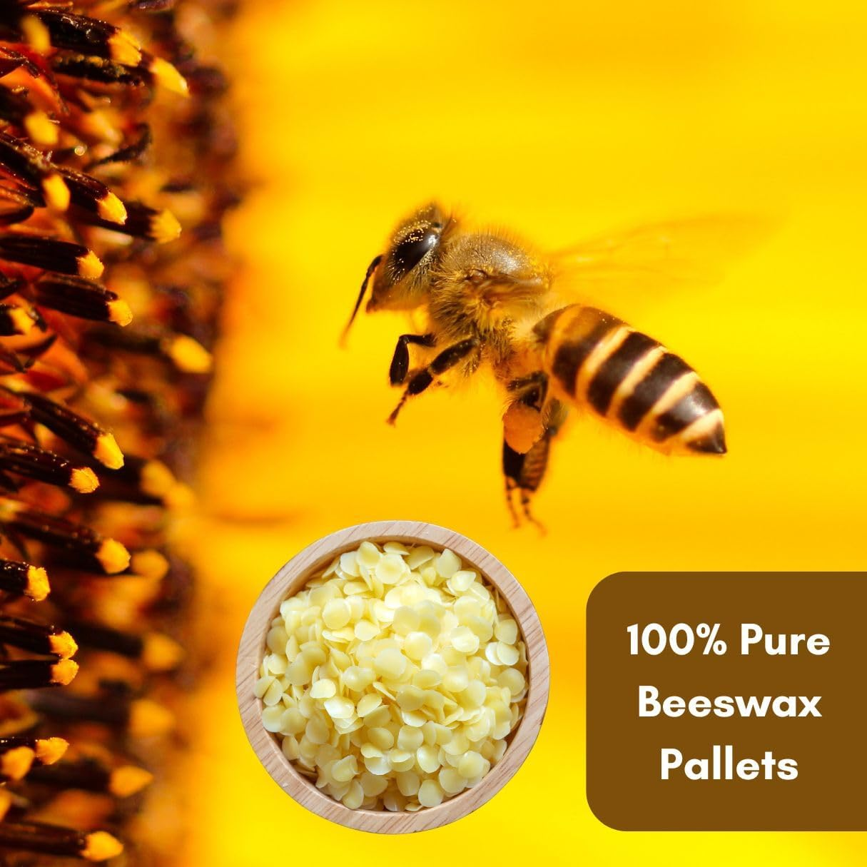 150G Beeswax Pellets, 100% Organic Beeswax, Beeswax for Candle Making, Body, Skin Care DIY, Lip Balm and Soap Making Supplies, Bees Wax Candle Wax 150G image number 5