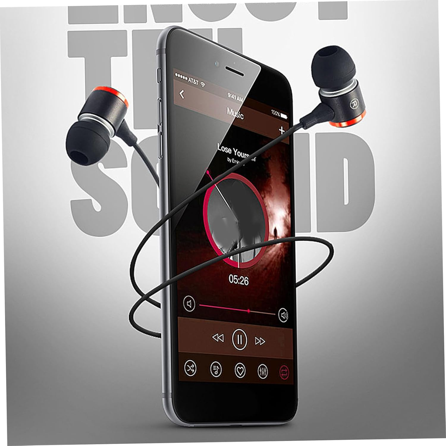 LOORGVEL Type-C In-Ear Earphones with Mic Wired Usb-C Headphones Bass Control Earbud Headsets for Music and Sports Compatible with Smartphones and Laptops