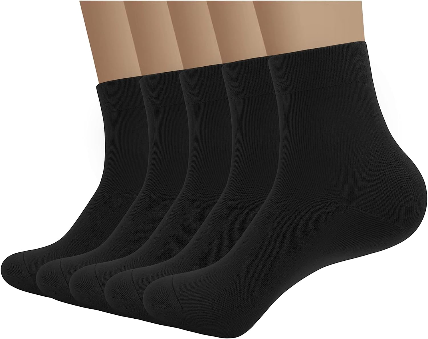 Bamboo Men Sock Breathable Sock Low Quarter Thin Ankle Sock Comfort Cool Soft Sock 5 Pairs