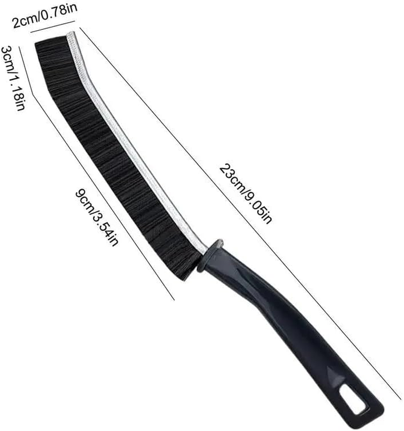 Thin Cleaning Brush for Tight Spaces &ndash; Hard Bristle Grout Cleaner Brush & Crevice Cleaning Tool Set for Tile Floors, Shower & Window Tracks(5 PCS) image number 3