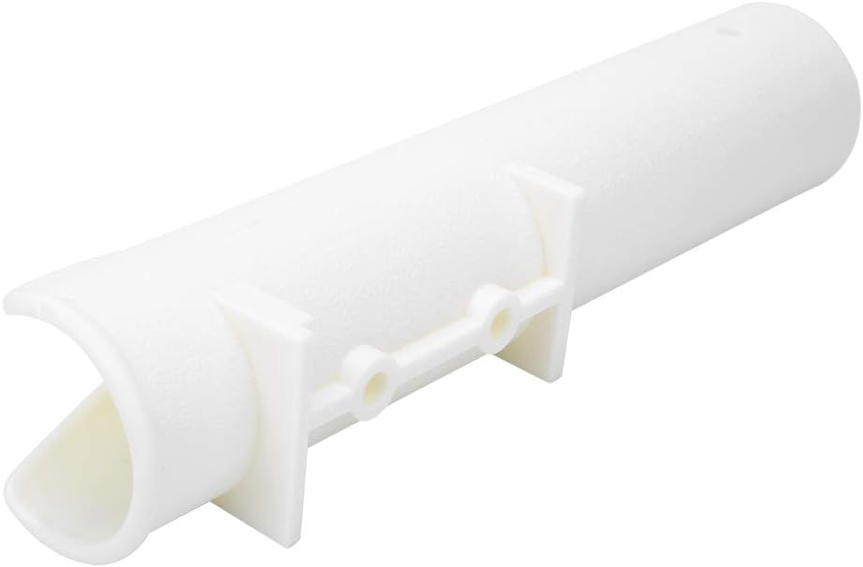 Single Hole Fishing Rod Bracket Plastic Holder with Drain Hole Lightweight for Easy Storage and Transport Vertical Mounting Option White image number 2